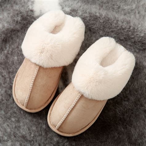 warm fuzzy slippers for women